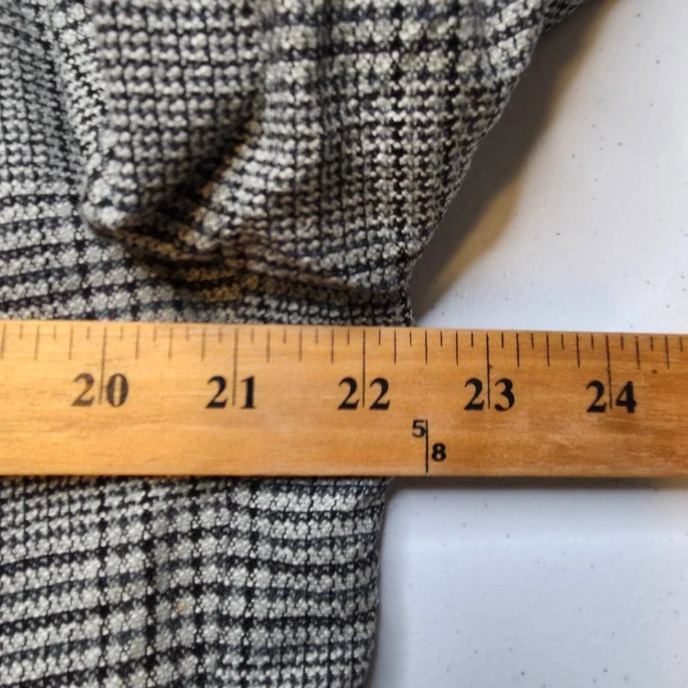 Gianfranco Ruffini  Blazer Mens 46R Gray Glenplaid Sports Coat Jacket‎ Silk 2B